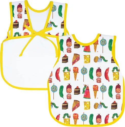 Vista 15 de BapronBaby Eric Carle Bapron - Babero más seguro sin corbata para el cuello - Bebé y niño pequeño - Suave impermeable - Sin PVC, BPA y ftalatos - 6