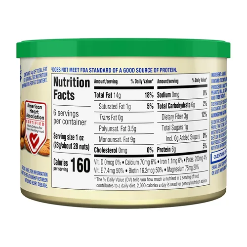 Vista 4 de Blue Diamond Almonds Nueces naturales enteras, 6 onzas, paquete de 1