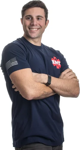 Vista 3 de EMT AEMT Star Life Camiseta de emergencia para ambulancia médica paramédica para hombres y mujeres