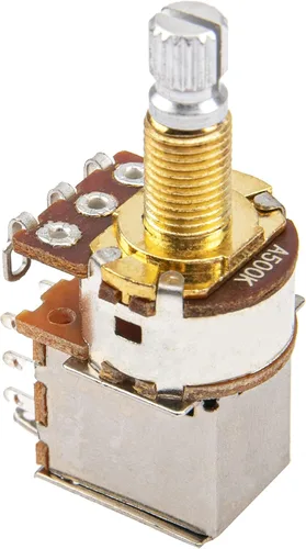 Vista 5 de 2 macetas Yootones A500K Push Pull para guitarra, potenciómetros cónicos de audio, eje dividido de cobre largo, compatible con accesorios de guitarra