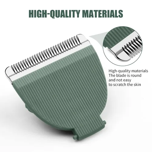 Vista 4 de Paquete de 3 cuchillas para recortadora de cabello Meridian, cuchillas de repuesto de cerámica higiénicas compatibles con Meridian Body Trimmer