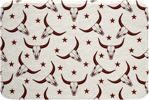 Vista 16 de Erosebridal Alfombra de baño de caballos negros, alfombra de área de animales de granja, animales salvajes, vida silvestre, alfombra de baño