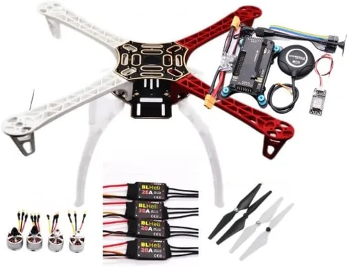 Vista 8 de Accesorios para drones APM2.8 para controlador de vuelo Ardupilot + para M8N GPS brújula integrada + soporte GPS + amortiguador para cuadricóptero