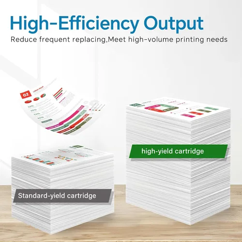 Vista 5 de Paquete de 5 cartuchos de tinta 950XL 951XL compatibles con HP 950 951 cartuchos de tinta para impresoras HP OfficeJet Pro 8600 8610 8620 8100 8630