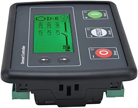 Vista 5 de Luqeeg Controlador de generador DSE4510, controlador de generador de pantalla LCD, controlador de grupo electrógeno de parada de arranque