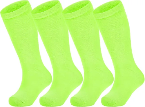 Vista 28 de American Trends 2 pares de calcetines de sóftbol para niños pequeños Rosa fuerte
