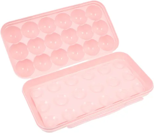 Vista 10 de BESTonZON Soporte múltiple para refrigerador, estuche de almacenamiento de plástico, diseño de colisión para despensa de refrigerador y capacidad