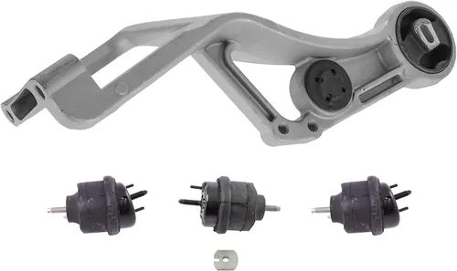Vista 115 de TRQ Kit de montaje de motor de transmisión de motor de 5 piezas compatible con Ford Five Hundred Montego 6sp Auto AT 2005 - 2007