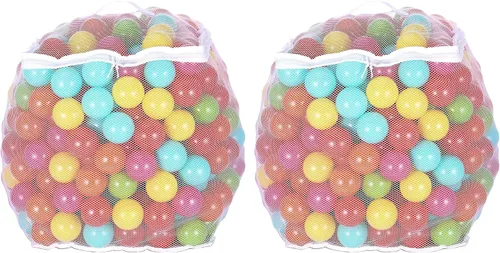 Vista 11 de BalanceFrom Play Pit Balls Toy Set for Kids with Mesh Bag