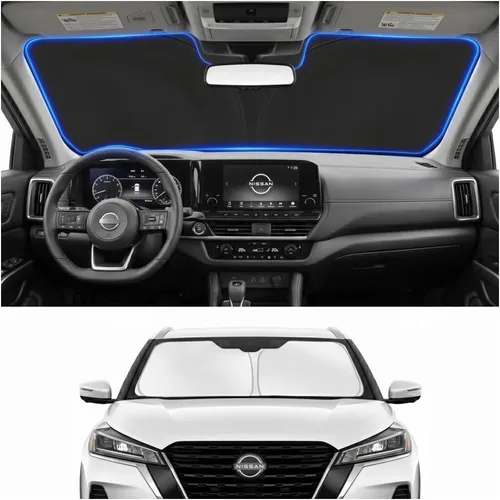 Vista 152 de Parasol para parabrisas para BMW X1 E84 2016-2024 2025, accesorios – Cubierta de parasol para parabrisas de ventana delantera, ajuste personalizado