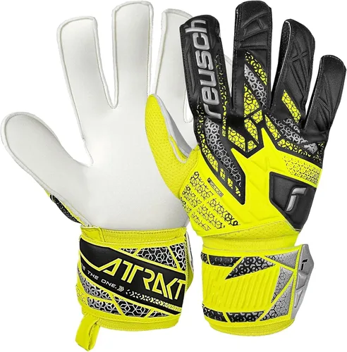 Vista 9 de Reusch Attrakt Starter Solid Junior - Guantes de portero de fútbol para jóvenes Guantes de portero juvenil, transpirables, duraderos