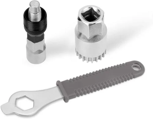 Vista 9 de Oumers Extractor de manivela de bicicleta/removedor de brazo y removedor de soporte inferior con llave inglesa/llave de 0.630 in. Kit