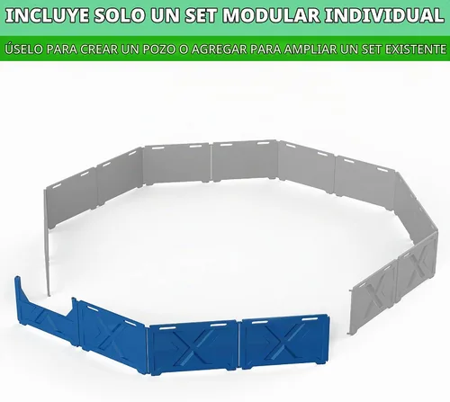 Vista 3 de GoSports Gagagon Modular Kits - Commercial Grade Gaga Ball Pit Panels to Build Various Size Pits