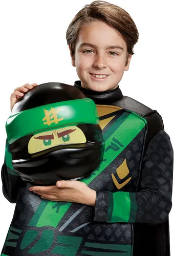 Vista 4 de Disguise Lloyd Lego Ninjago - Disfraz de lujo de la película, verde, mediano (7-8)