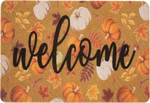Vista 12 de IZUS Felpudo de bienvenida floral con diseño de girasoles de primavera de verano con flores de sol, antideslizantes, para puerta delantera, porche