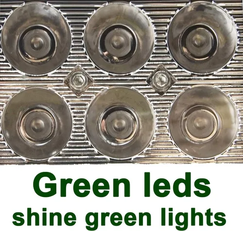 Vista 3 de Auxmotec Luces LED verdes de conducción de caza de 18 W, 4 pulgadas, barra de luz para todoterreno, camioneta, barco, tractor, pesca, caza