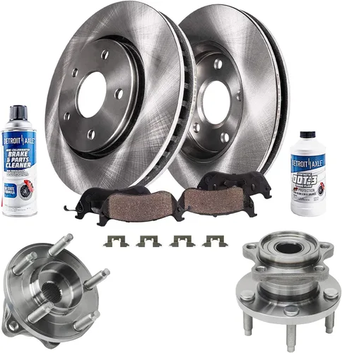 Vista 15 de Detroit Axle - Rotores de freno para Ford Mustang 2015 2016 2017 2018 2019 2020 2021 2022 2023 Rotores de freno de disco 2016 2017 2018 2019