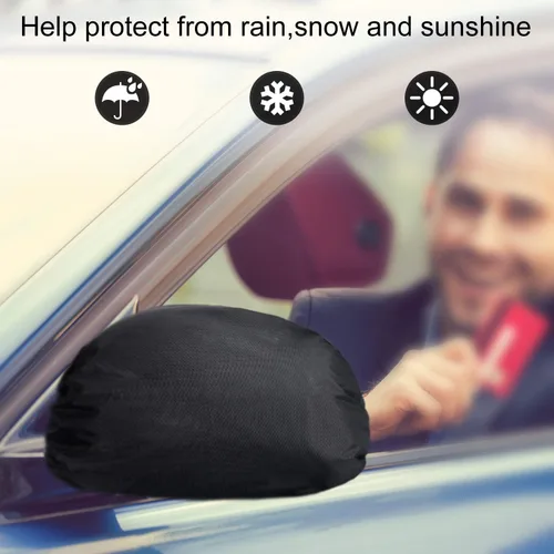 Vista 7 de Frienda Cubierta de espejo retrovisor de visión lateral, cubierta de protección para espejo de nieve y hielo, accesorios traseros exteriores