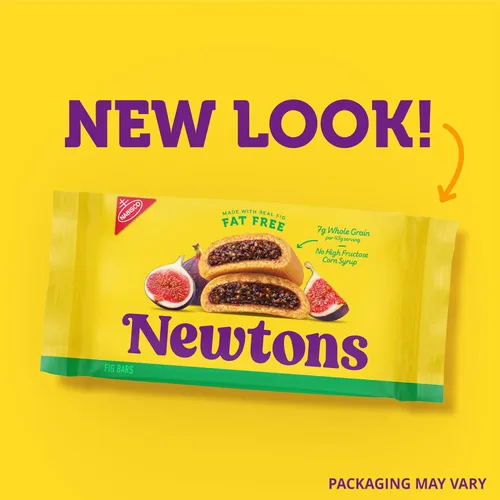 Vista 4 de Newtons Galletas masticables sin grasa, suaves y de fruta, sabor higo (barras de higo), 12 paquetes de 10 onzas