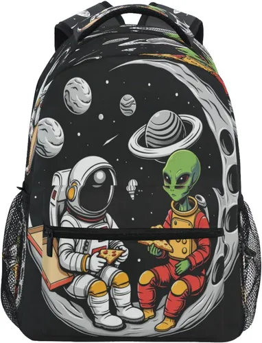 Vista 15 de Dussdil Blue Yellow Game Joysticks Backpacks for Boys Girls Kids Bookbag Elementary School Bag Travel Daypack for 3rd 4th 5th Grade Students Backpack
