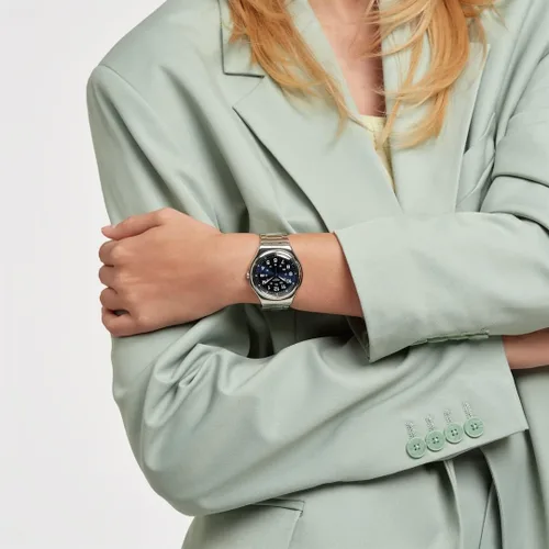 Vista 3 de Swatch Irony Big Classic Blue Boat Again Reloj de cuarzo, Azul, Reloj de cuarzo