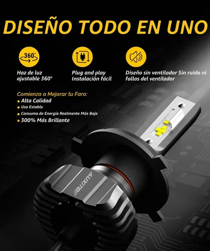 Vista 5 de AUXITO DD-B7 Kit de faros delanteros Led