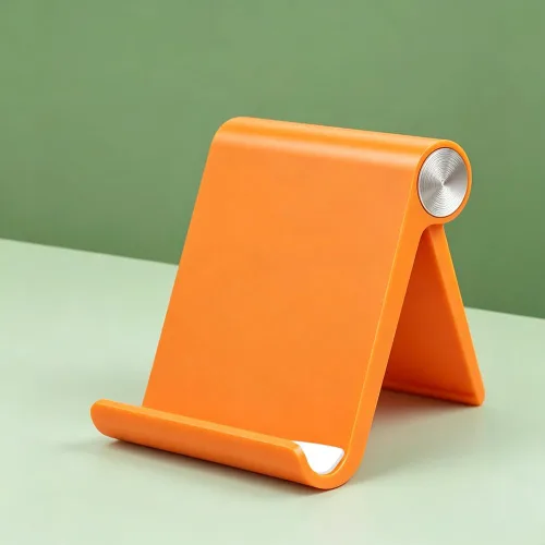 Vista 10 de Soporte para tableta, soporte plegable ajustable para teléfono celular, compatible con la mayoría de iPad y teléfonos inteligentes, accesorio