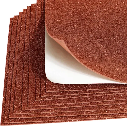 Vista 20 de 20 hojas de papel con purpurina para manualidades, niños, Halloween, Acción de Gracias, Navidad, decoración de otoño, papel de cartulina A4