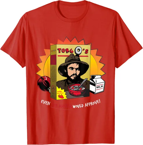 Vista 59 de Torgo Camiseta de película de culto de cereales, Negro, S