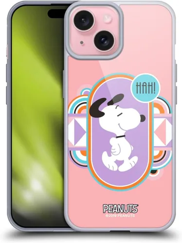 Vista 87 de Head Case Designs Snoopy Deco Dreams - Funda de gel suave con licencia oficial de Peanuts Blue Pattern compatible con Apple iPhone 7 Plus/iPhone 8