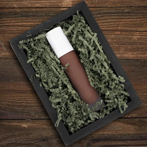 Vista 5 de MagicWater - Papel de corte arrugado para cestas de regalo, 1/2 libra, verde militar, perfecto para relleno de papel triturado, relleno de cesta