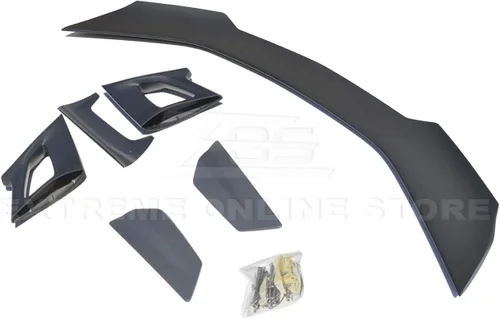 Vista 9 de Repuesto para modelos Chevrolet Camaro LT LS RS SS 2019 Kit combinado de imprimación de plástico ABS estilo ZL1, faldas laterales divisoras