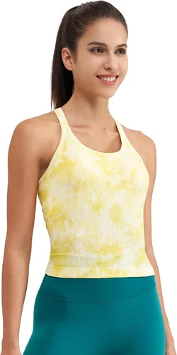 Vista 124 de sphinx cat - Camiseta corta de entrenamiento para mujer, camiseta sin mangas, acanalada, con espalda cruzada y brasier integrado