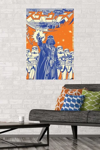 Vista 2 de Trends International Star Wars: Saga - Póster de pared de soldados, 22.375 x 34 pulgadas, versión sin marco