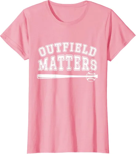 Vista 11 de Playing Baseball Outfield Matters - Camiseta Baseball Outfields Funny, Rojo