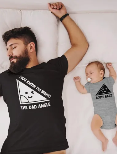 Vista 3 de Daddy and Son Matching Outfits Fathers Day Dad & Baby Shirts Funny Men T shirt Dad