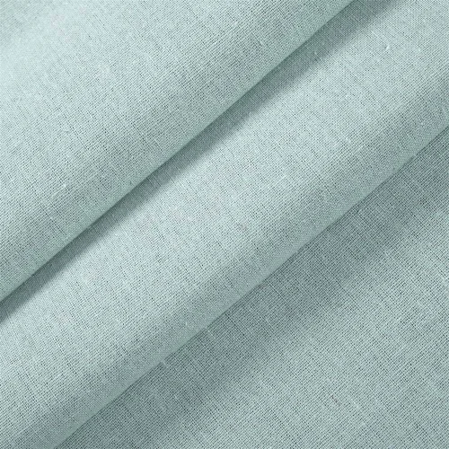 Vista 6 de Lush Decor Par de cortinas de ventana con solapas anudadas de yute, 45" x 84", azul