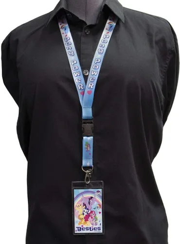 Vista 2 de Ata-Boy Soporte para credencial de Little Pony, My Little Pony Show Cordones para insignias de identificación, regalos y mercancía..