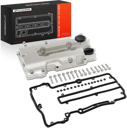 Vista 10 de A-Premium Cubierta de válvula de motor de aluminio mejorada con junta, pernos y tapa de llenado de aceite compatible con Chevrolet Cruze 2011-2016