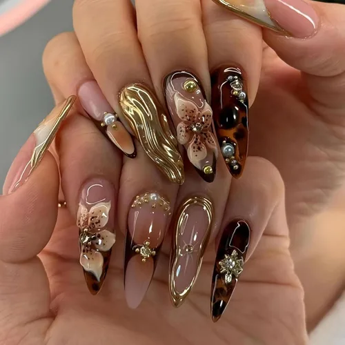 Vista 15 de BABALAL Uñas Postizas Largas de Estilete para Pegar Blancas Uñas Falsas con Punta Francesa Diseño con Pegamento Suministros de Arte 24 Piezas XL