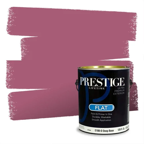 Vista 785 de Prestige Paints Pintura exterior e imprimación en uno, 1 galón, plano, coincidencia comparable de Valspar* Amber Rose*
