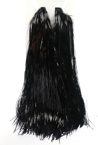 Vista 3 de YYCRAFT Icicles Tinsel 3000 Strand, Negro