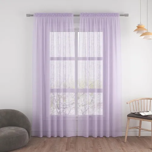 Vista 57 de UPOPO Paneles de Cortina Beige Pequeños Cortinas Transparentes de Gasa de 16 Pulgadas de Largo Cortinas de Cocina de Voile con Textura de Lino