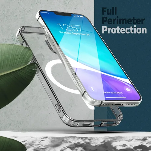 Vista 3 de Funda magnética Encased compatible con iPhone 14 con clip para cinturón Funda para teléfono (iPhone 14)