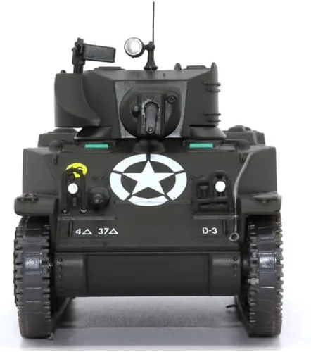 Vista 5 de M5A1 Light Tank - Batallón de tanque 37 - Francia septiembre de 1944 escala 143
