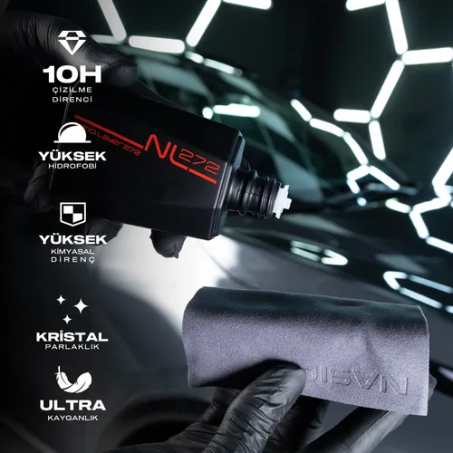 Vista 2 de Nasiol NL272 Ultimate Scratch Defender, protección de pintura 10H con antiarañazos duradero de 5 años, sellador de revestimiento de nano cerámica