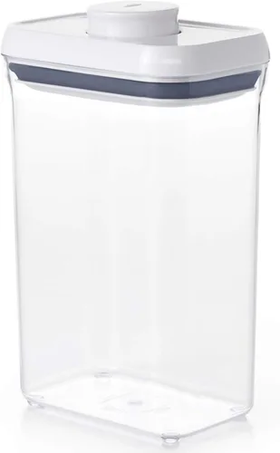 Vista 9 de OXO Good Grips POP - Recipiente hermético de almacenamiento de alimentos, Spices & Herbs (0.3 Qt), Blanco