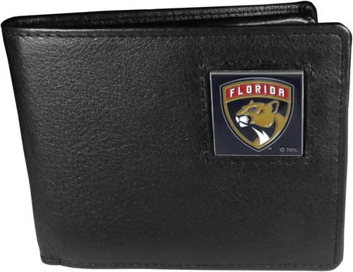 Vista 22 de Siskiyou Sports NHL Cartera de cuero genuino biplegable
