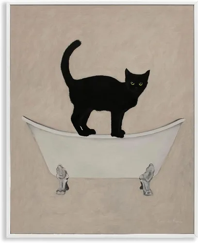 Vista 15 de Lindo conejo bebé en toallas de baño burbujas de jabón' Arte Giclée enmarcado
