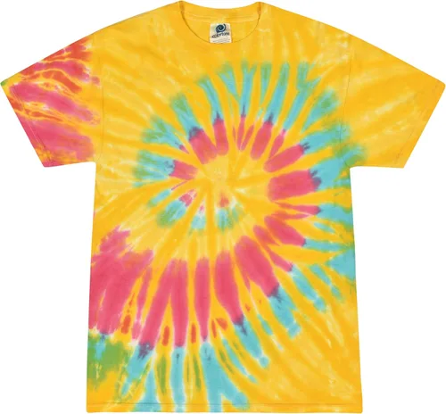 Vista 16 de Colortone Camisetas Tie Dye para Hombre y Mujer - Camisetas de manga corta unisex Tie-Dye para adultos Acadia